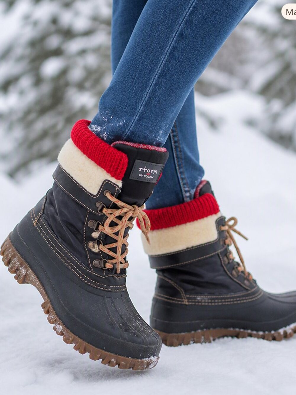 Storm winter waterproof duck boots